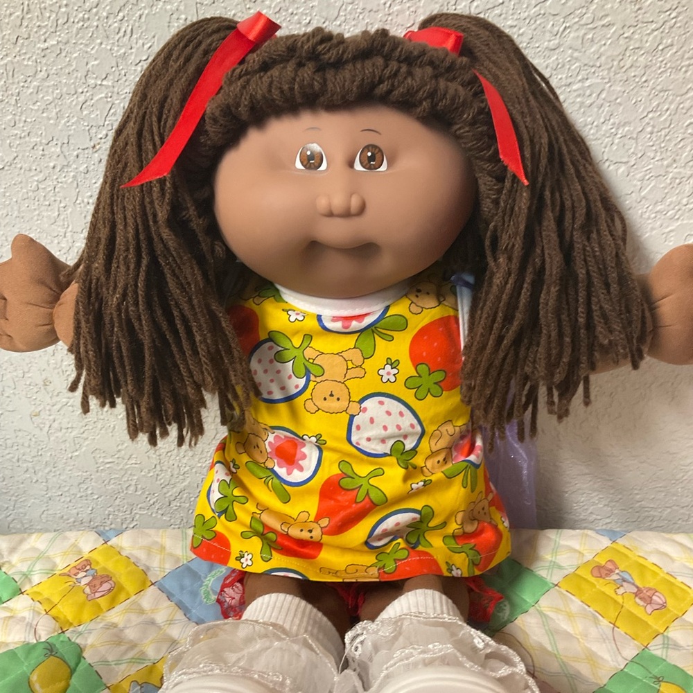 RARE Vintage Cabbage Patch Kid 15th Anniversary AA Girl Head Mold #1 1998